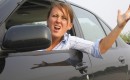 Angry teen driver