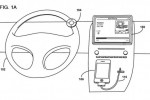 Apple's steering-wheel-mounted remote control design