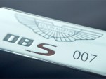 Appropriately numbered Aston Martin DBS badge