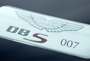 Appropriately numbered Aston Martin DBS badge