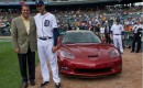 Armando Galarraga presented with 2010 Chevrolet Corvette Grand Sport Convertible
