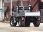 Arnold Schwarzenegger's new ride, a Mercedes-Benz Unimog