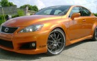 Artisan preparing turbocharged IS-F for SEMA