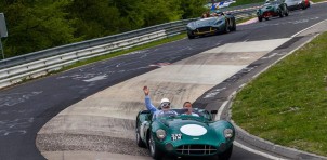 Aston Martin centenary drive at the Nürburgring