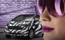 Aston Martin Cygnet in zebra stripe pattern