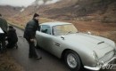 Aston Martin DB5 on the set of new James Bond movie ‘Skyfall’