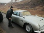 Aston Martin DB5 on the set of new James Bond movie ‘Skyfall’