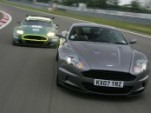Aston Martin DBS challenges the DBR9 at the Nϋrburgring