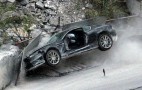 Aston Martin DBS crashed for new James Bond movie