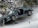 Aston Martin DBS crashed for new James Bond movie