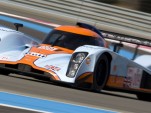 Aston Martin's LMP1 racer wears classic Gulf Oil colors