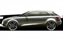2013 Audi A3 leaked official sketches