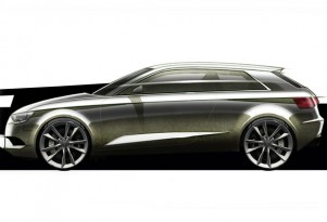 2013 Audi A3 leaked official sketches