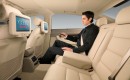 Audi A6L transformed into a mobile film theatre