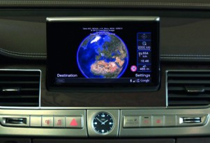 Audi A8 MMI Navigation with Google functionality