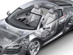 Audi R8 cut-away
