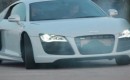 Audi R8 drifting for Facebook fan appreciation video