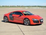 Audi R8 e-tron track drive, Berlin Tempelhof Airport
