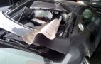 Audi R8 Impaled On Guardrail, Driver Survives