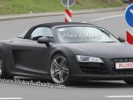 Audi R8 Spider spy shots