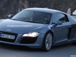 Audi R8 with possible dual clutch transmission spy shots