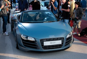 Audi R8 GT Spyder live photos