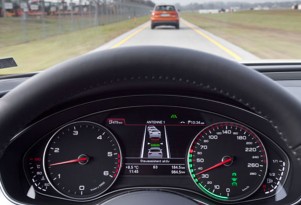 Audi Traffic Jam Assistant in action