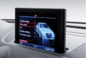 2013 Audi A3 Interior previewed at CES 2012