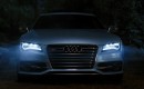 Audi's signature LEDs on the 2013 S7