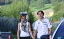 Augusto and Liri Farfus, before going for a casual drive around the 'Ring