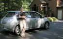Author Marc Lausier and his 2012 Nissan Leaf