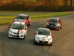 B-Spec racers in formation for first group test