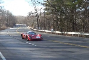 Bailey Cars' Ferrari P4 replica on the road