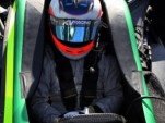 Barrichello in the Indy car at Infineon Raceway - LAT photo
