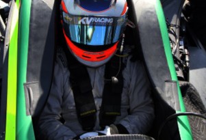 Barrichello in the Indy car at Infineon Raceway - LAT photo
