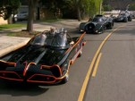 Batmobiles on parade