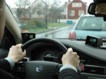 behind the wheel of a behavior-mapping Volvo