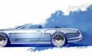 Bentley Mulsanne Convertible Concept preview sketches