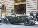 Bentley Speed Six outside St. Regis Hotel, New York City