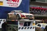 Black Falcon Mercedes-Benz SLS AMG GT3 after winning the 2013 Nürburgring 24 Hours