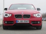 BMW 1-Series (European model) fitted with prototype 1.5-liter 3-cylinder engine