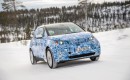 BMW i3 electric car undergoing winter testing, February 2013