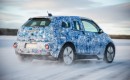 BMW i3 electric car undergoing winter testing, February 2013