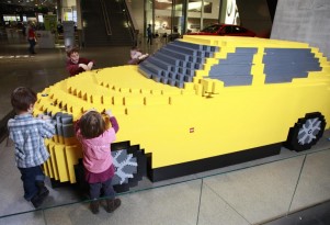 BMW X1 LEGO Sculpture