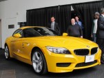2012 BMW Z4 sDrive 28i, BMWs first U.S. 4-cylinder car since the 1990s, at BMW Manhattan media event