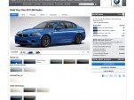 BMW's 2013 M5 configurator