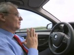 BMW's self driving car, at speed.