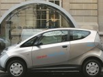 Bolloré BlueCar electric car used for Autolib' car-sharing service in Paris, September 2012
