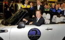 British Prime Minister David Cameron driving the two-millionth MINI produced. Image: MINI