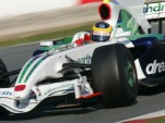 Bruno Senna testing the Honda F1 car